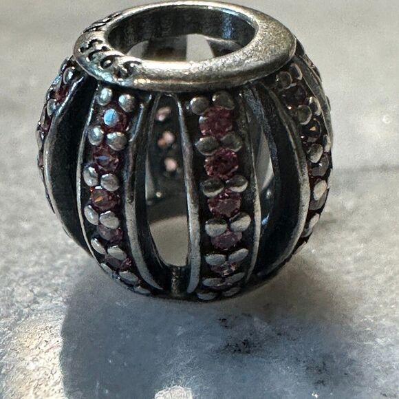 Pandora Genuine Leading Lady Pink CZ Charm, 791115 Retired - Picture 1 of 4